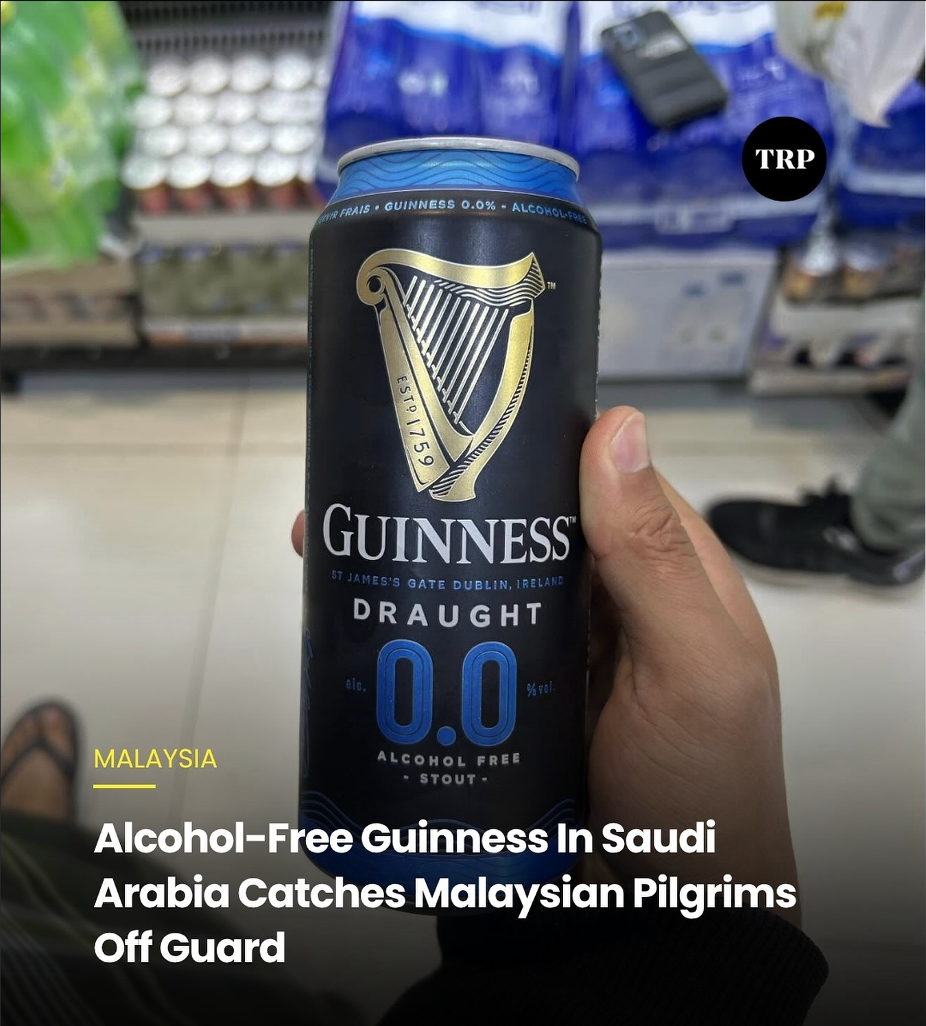 Controversial Guinness Draught can found in Saudi store shelf, receives backlash in Malaysia