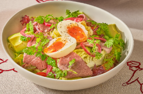 Sous-Vide Beef Garden Salad