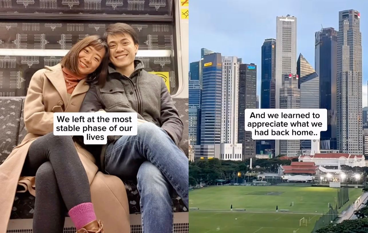 ‘We left because it was too comfortable’: Couple say life abroad made them appreciate Singapore more