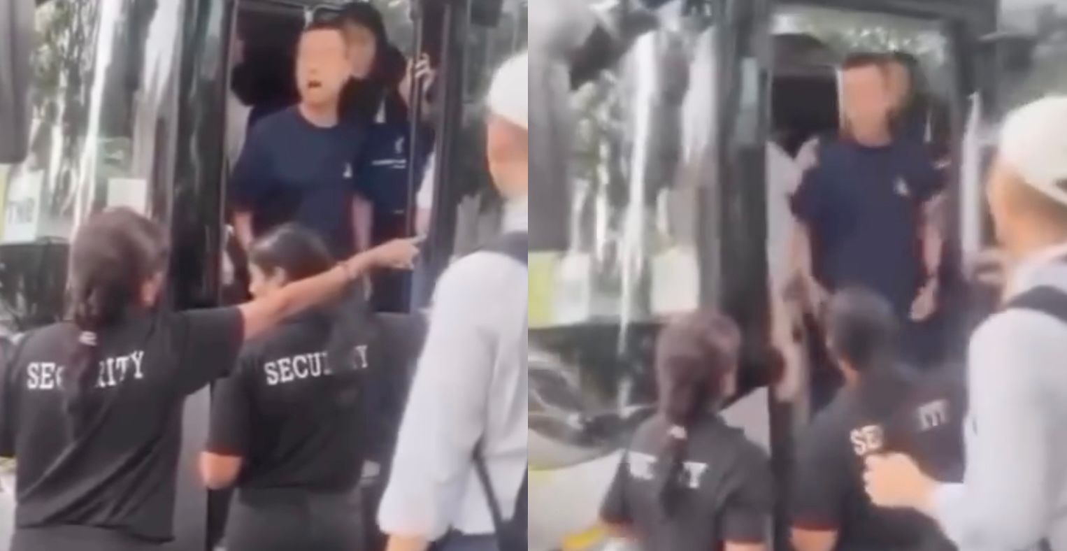 Hong Kong authorities say action may be taken after school principal’s swearing incident on Singapore trip