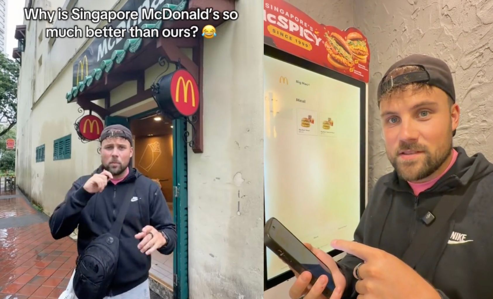 ‘Why do we never get the good stuff in the UK?’ Tourist raves over McDonald’s in Singapore