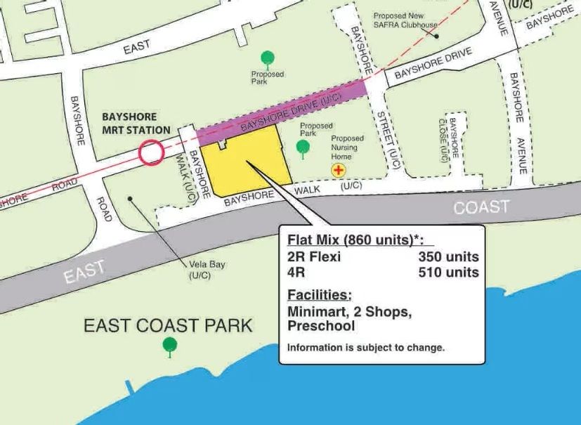 Flat mix by Housing and Development Board (HDB)