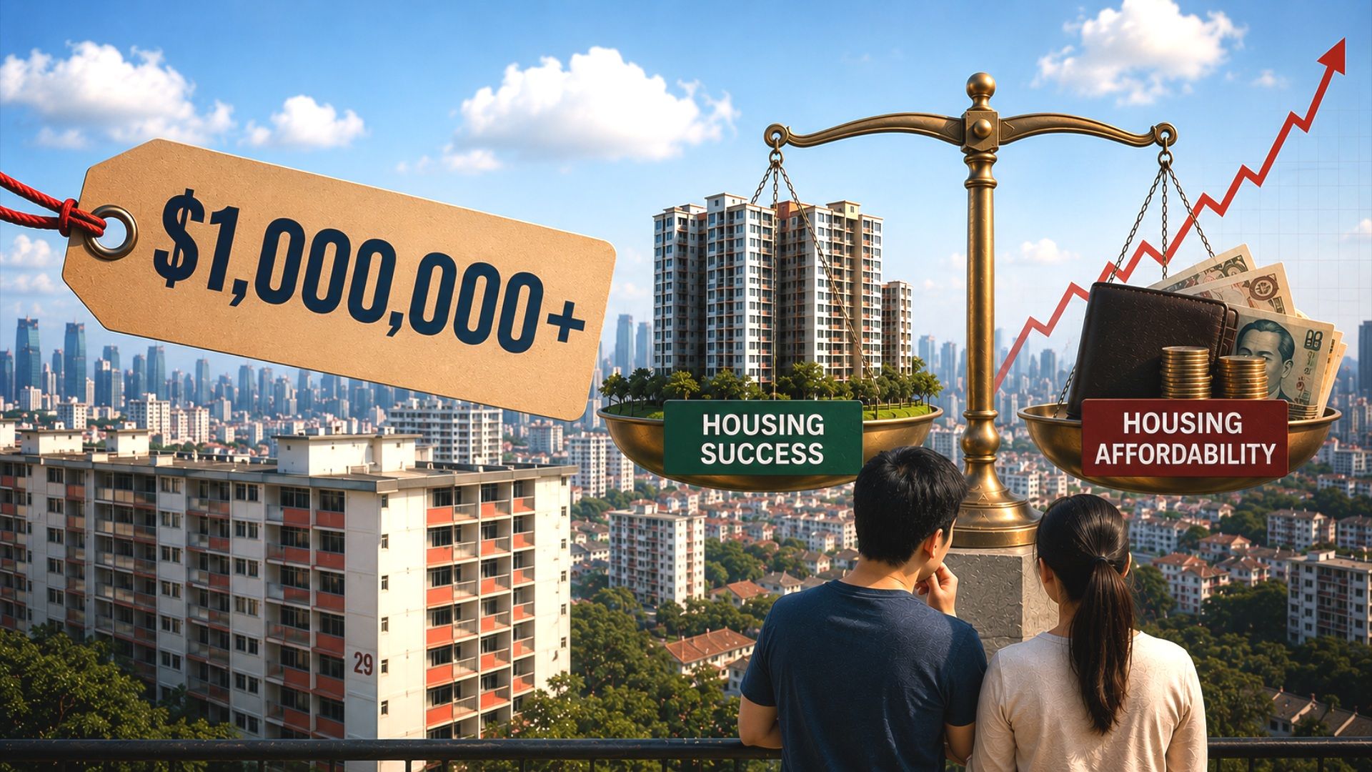 The rise of million-dollar HDBs in Singapore: A sign of housing success or a threat to housing affordability?