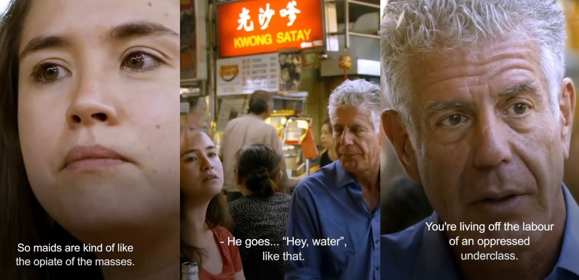 Anthony Bourdain’s savage takedown of maid culture in Singapore goes viral again