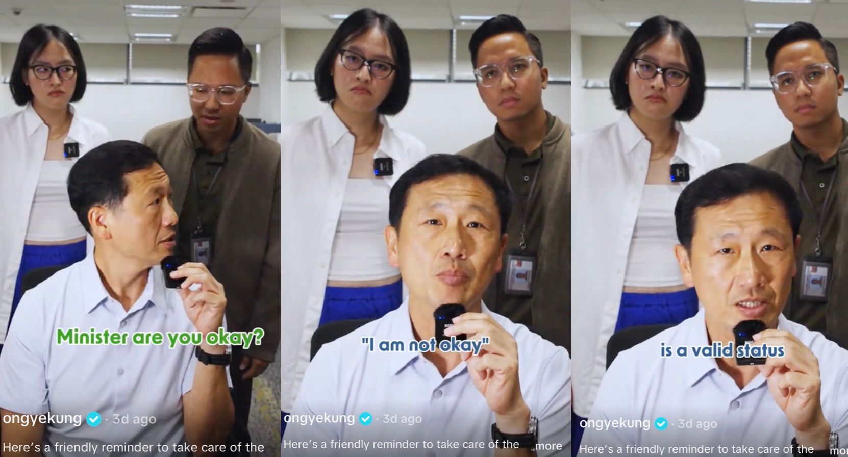 Singaporeans offer suggestions for better workplaces after Ong Ye Kung issues mental health reminder