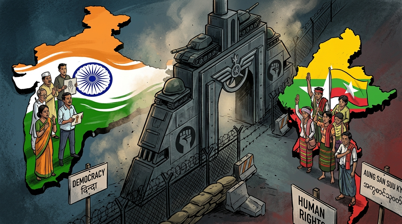 India cannot be a good neighbour to Myanmar through its ties with the Junta