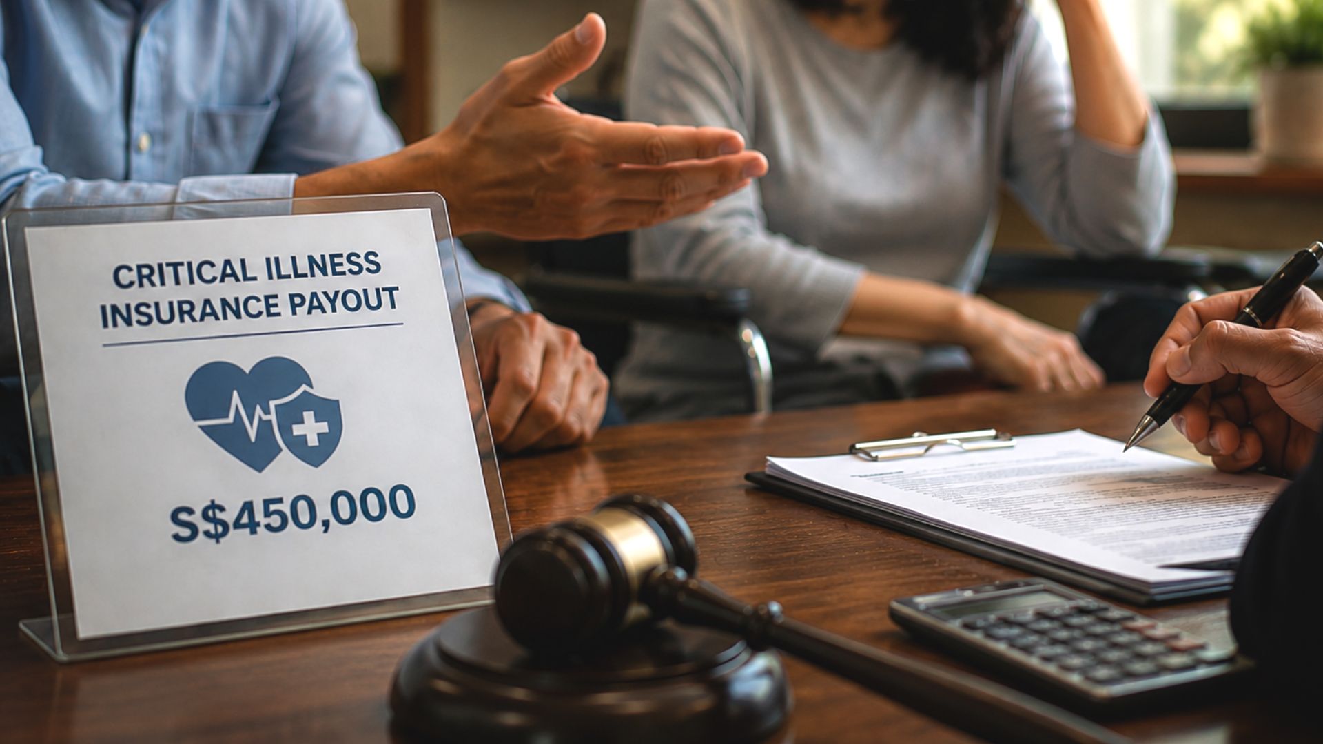 Singapore man demands a cut from his wife’s S$450K insurance payout after she suffered a double stroke