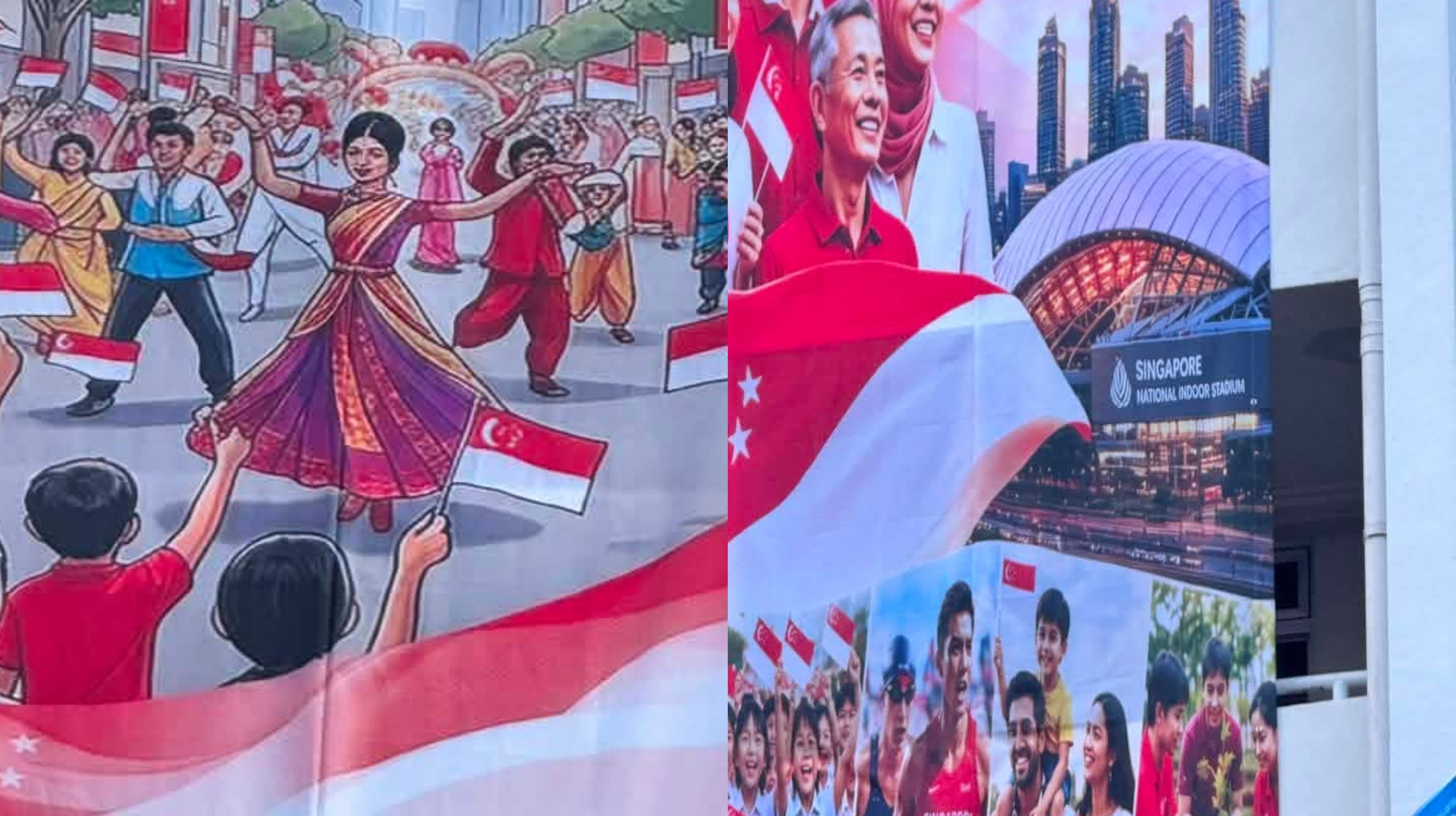 Singapore flag or Indonesia flag? AI-generated National Day banner causes outrage 1 pixlr_20260721093728937