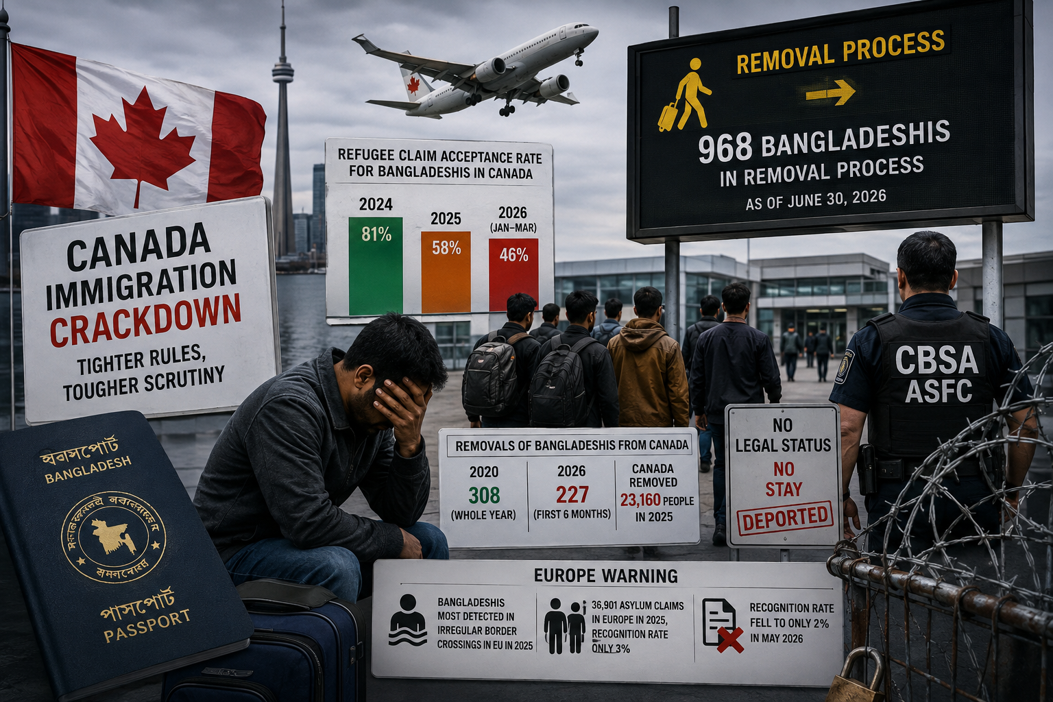 Canada’s immigration crackdown is sending a warning far beyond its borders