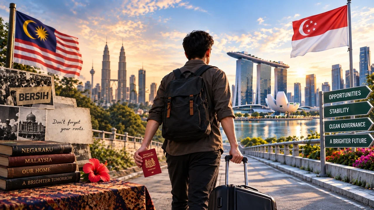 ‘Goodbye, Malaysia. I wish you well’ — Malaysian gives up his citizenship for Singapore after losing faith in M’sia politicians; praises SG govt and its progress in delivering its promises