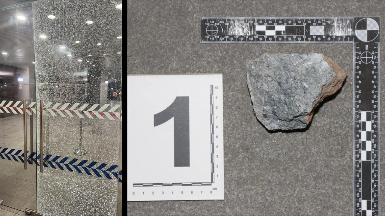 SPF: Singapore man, 44, to be charged for vandalism after allegedly throwing a rock twice at Police Cantonment Complex glass door