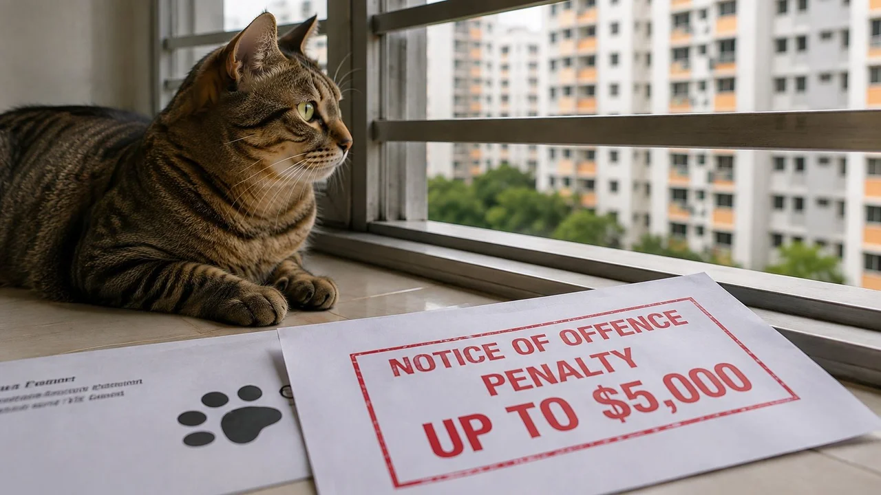 AVS: Singapore residents keeping unlicensed cats may face fines of up to S$5K