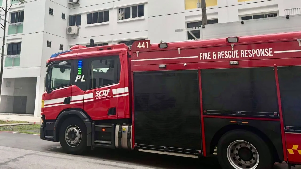 Unconscious person found as fire breaks out at Pending Road HDB block; 70 evacuated
