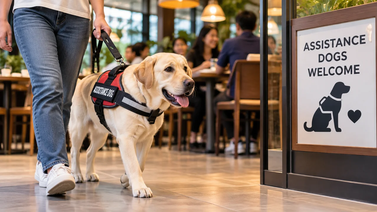 More four-legged companions welcome: Singapore restaurants to allow assistance dogs from Nov 1