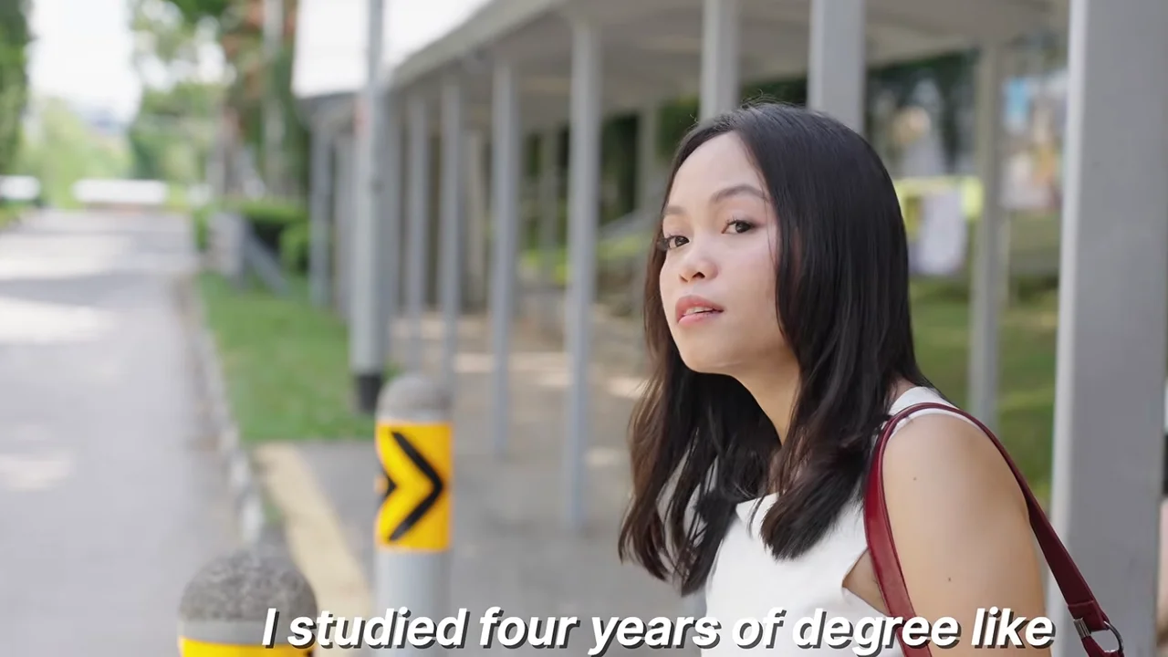 Filipina university graduate explains why she works as a helper in Singapore
