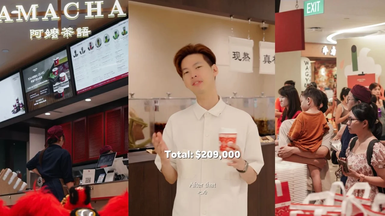 'Incredibly difficult to run F&B stores in SG': AMACHA owner says he spent S$209K just to get business started