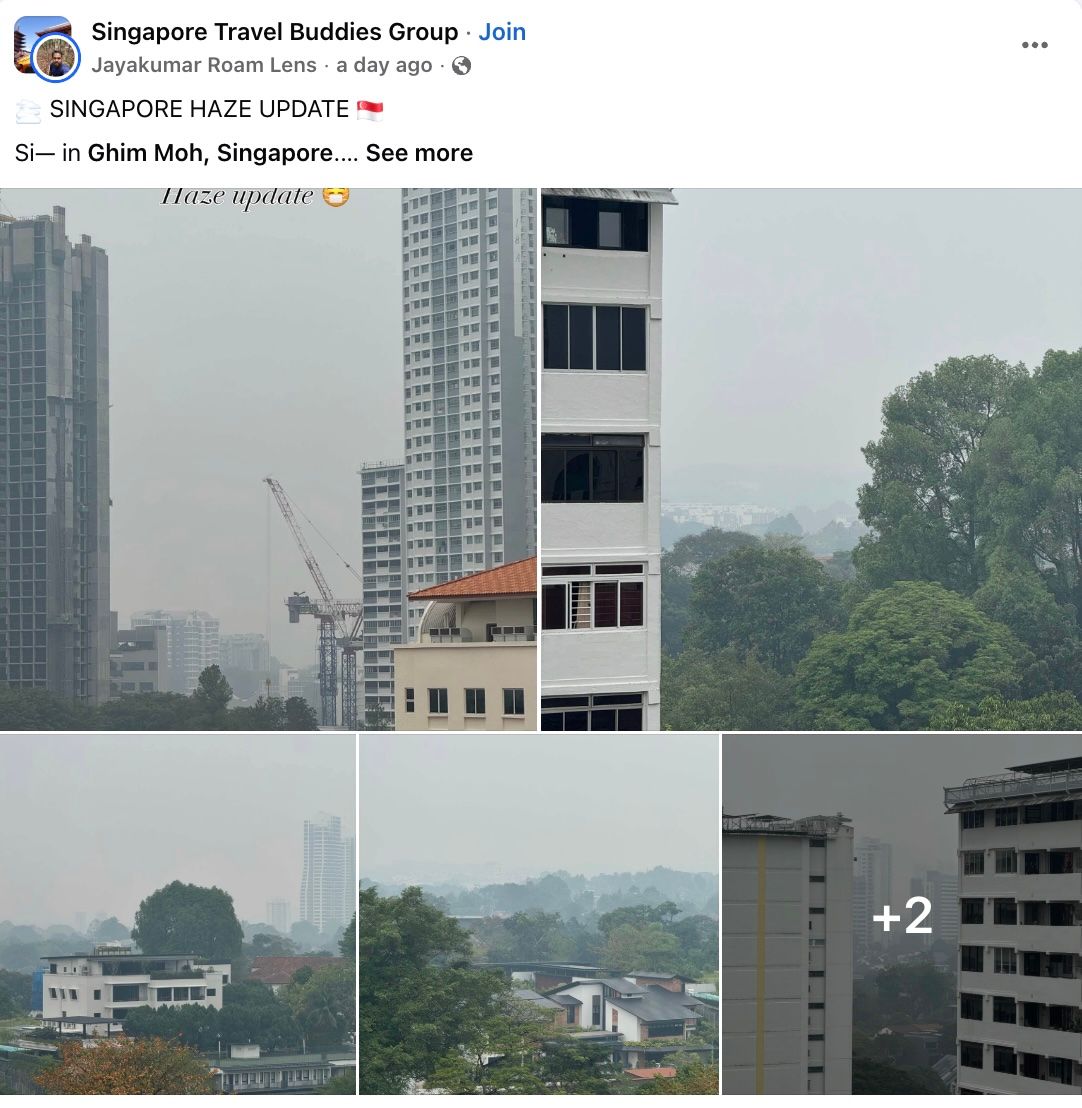 Haze photos Singapore Travel Buddies Group Jayakumar Roam Lens