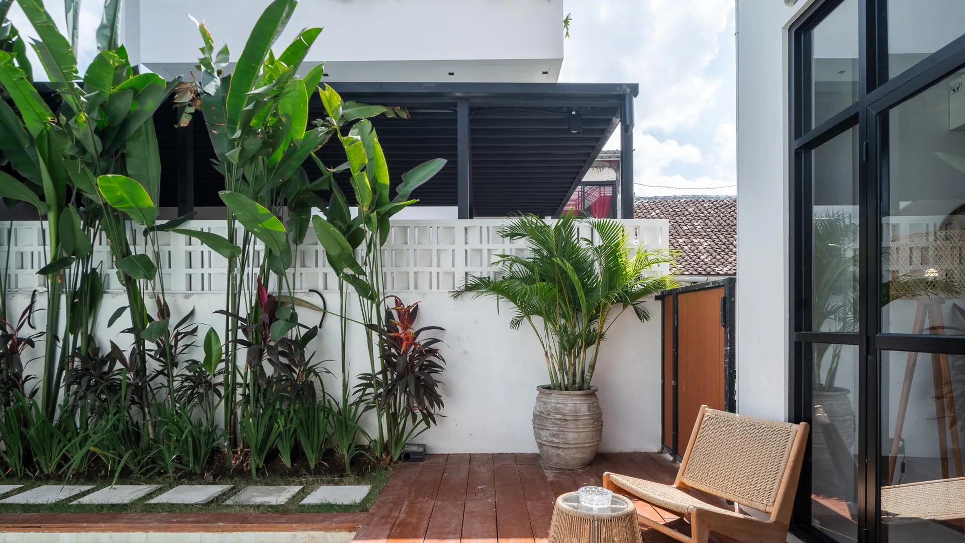 발리 짱구의 프라이빗 하우스 (70m², 침실 1개, 프라이빗 욕실 1개) 3성급 싱글룸 수영장