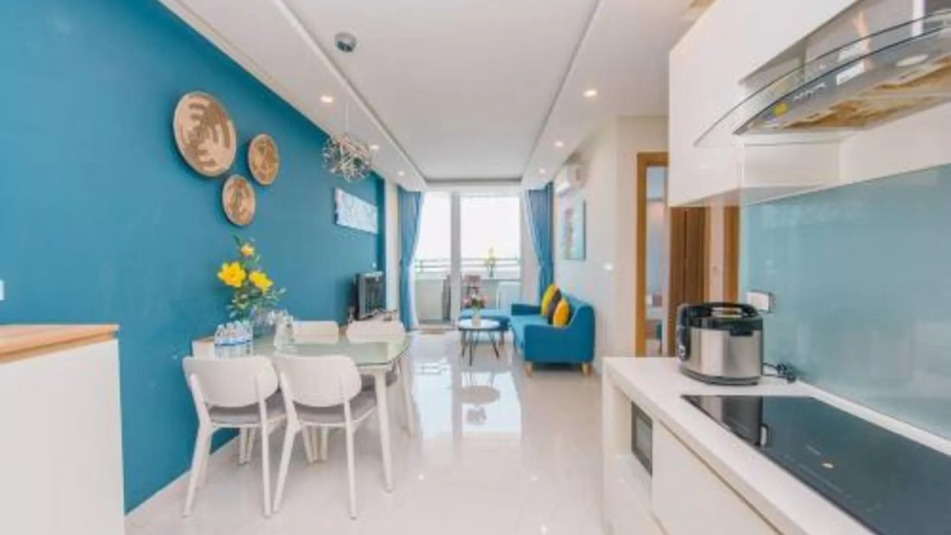 다낭 푸옥미의 아파트먼트 (70m², 침실 2개, 프라이빗 욕실 2개) 5성급 게스트하우스 로비