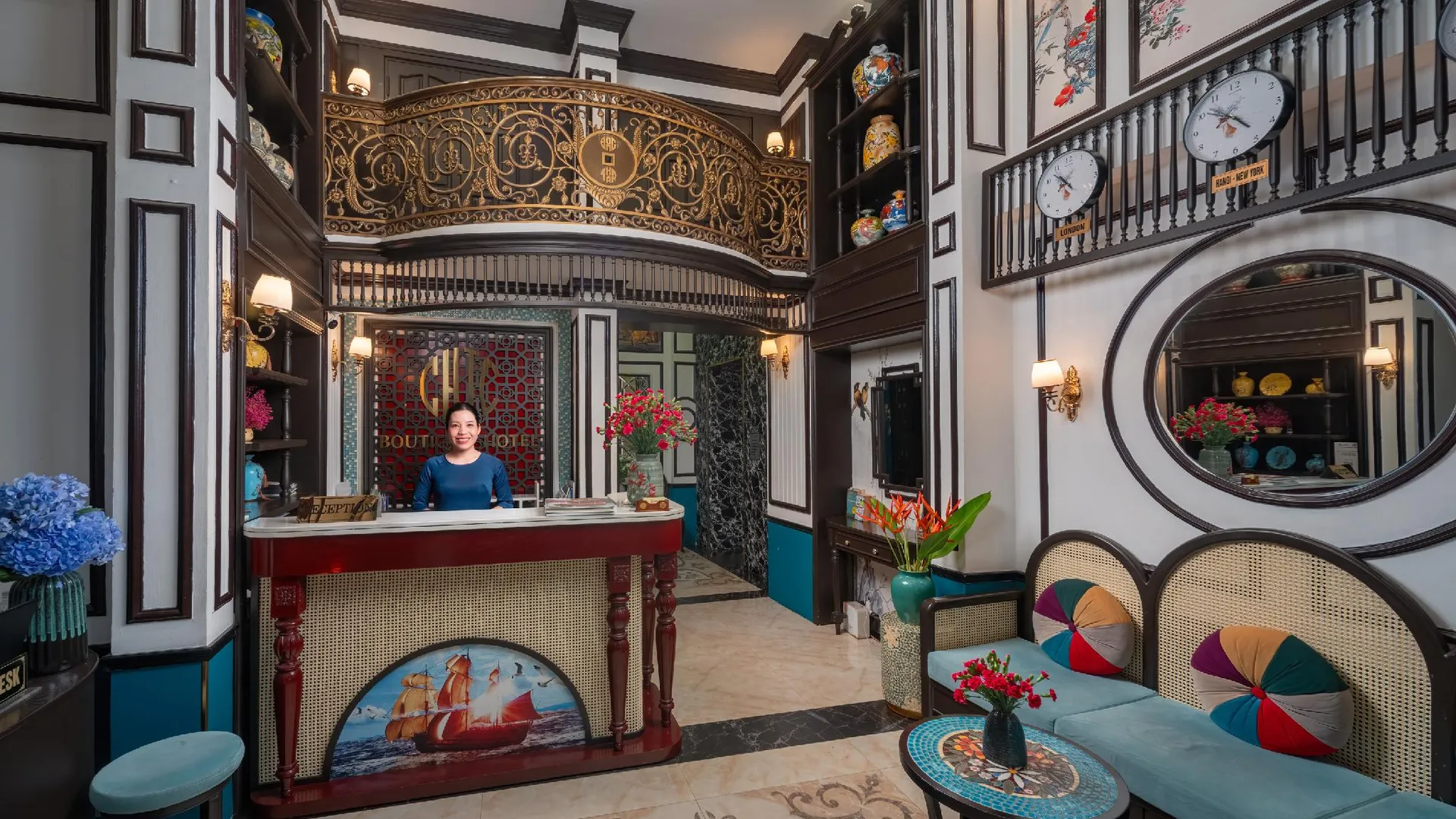 하노이 하노이 칙 부티크 호텔 4성급 호텔 객실