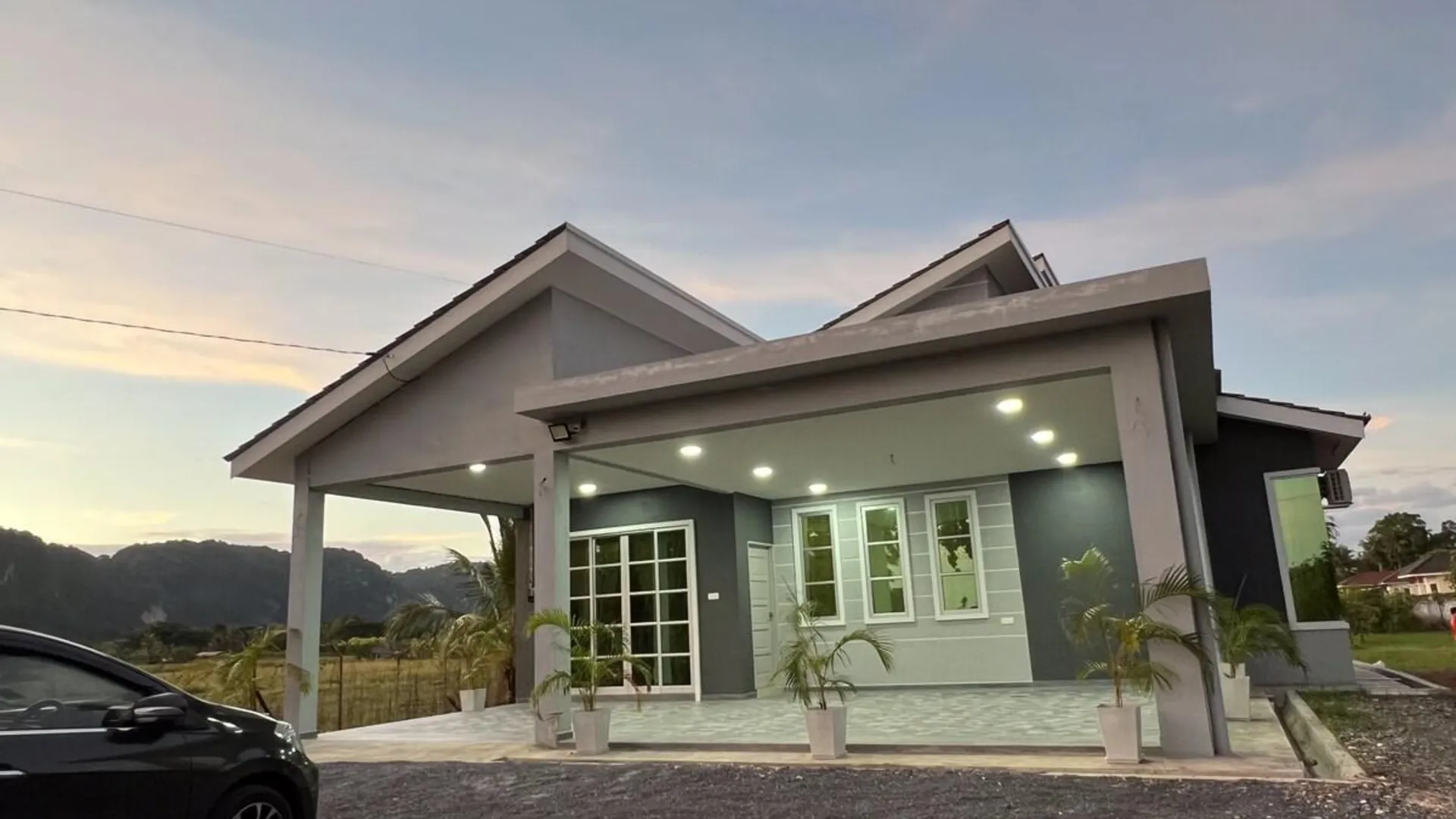 캉가르 기타의 방갈로 (1500m², 침실 3개, 프라이빗 욕실 2개) 3성급 싱글룸 레스토랑