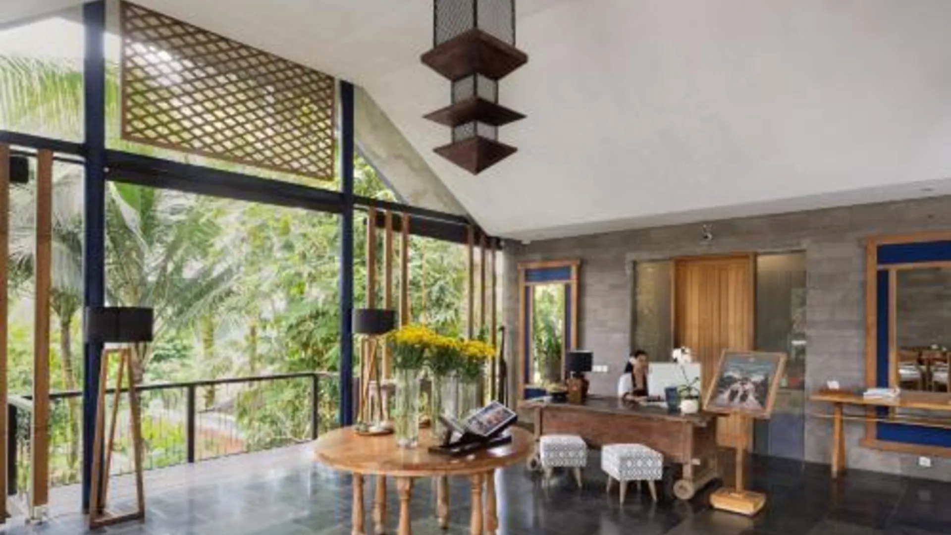 발리 아모라 우붓 부티크 빌라 5성급 호텔 로비