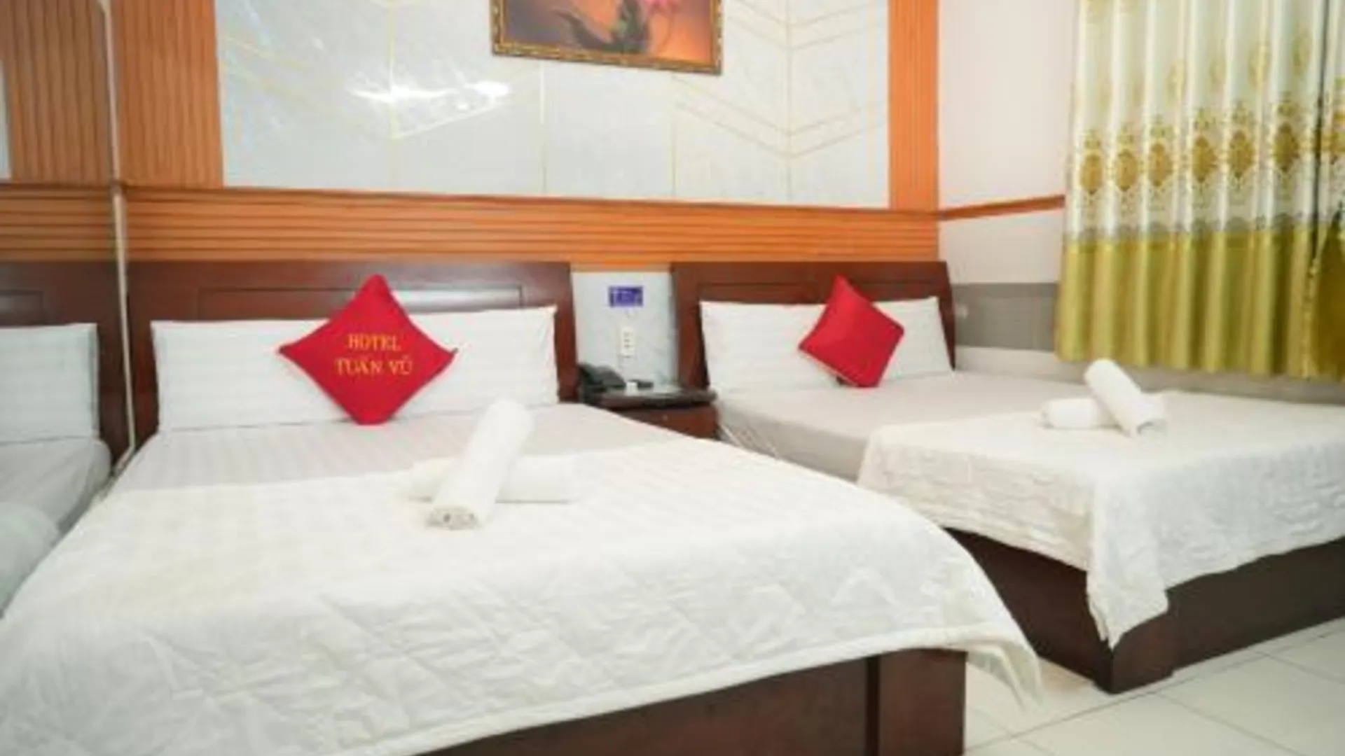 호치민 Khách sạn Tuấn Vũ 1성급 호텔 객실