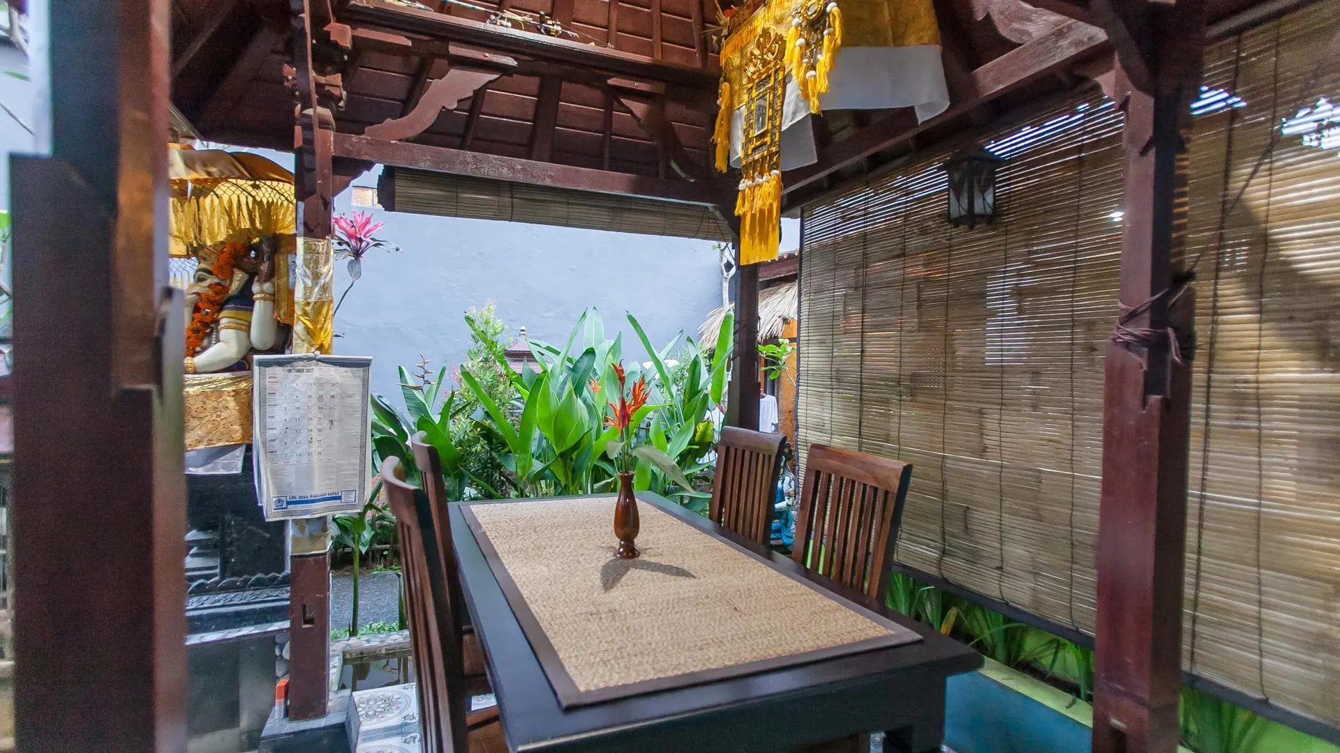 발리 요가스 하우스 우붓 3성급 게스트하우스 레스토랑