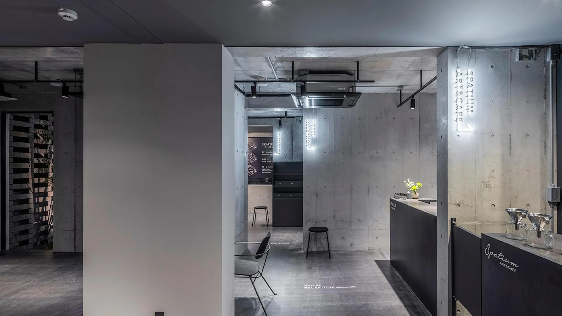 도쿄 / 동경 스파티움긴자 포니 4성급 게스트하우스 로비