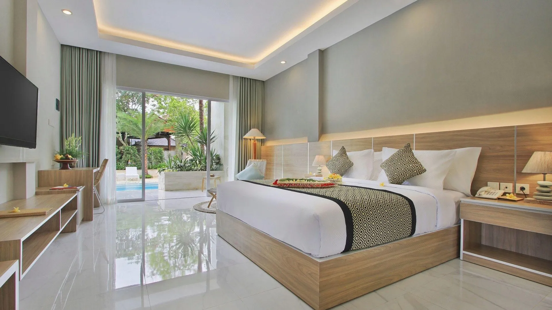 발리 타파 테피 칼리 창구 바이 프라마나 4성급 호텔 전망