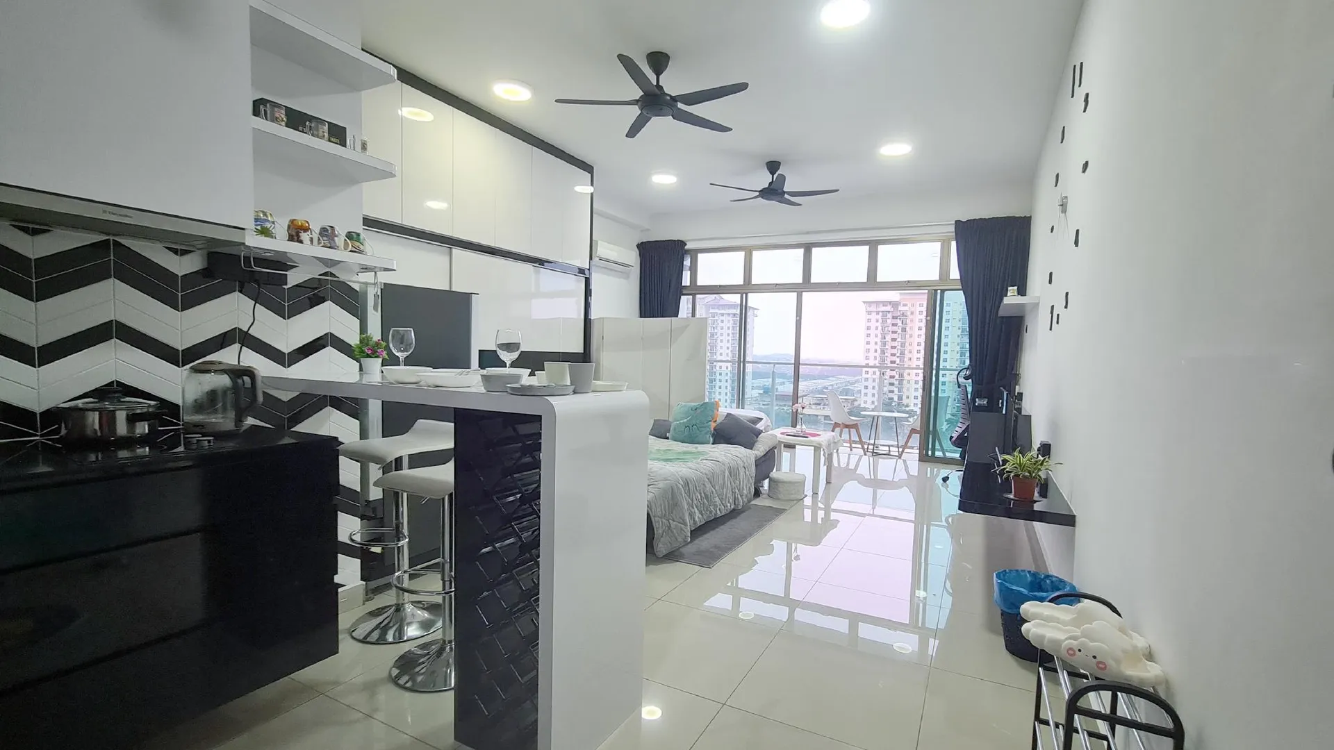 조호바루 / 조호르바루 테브라우의 스튜디오 아파트먼트 (484m², 프라이빗 욕실 1개) 3성급 싱글룸 객실