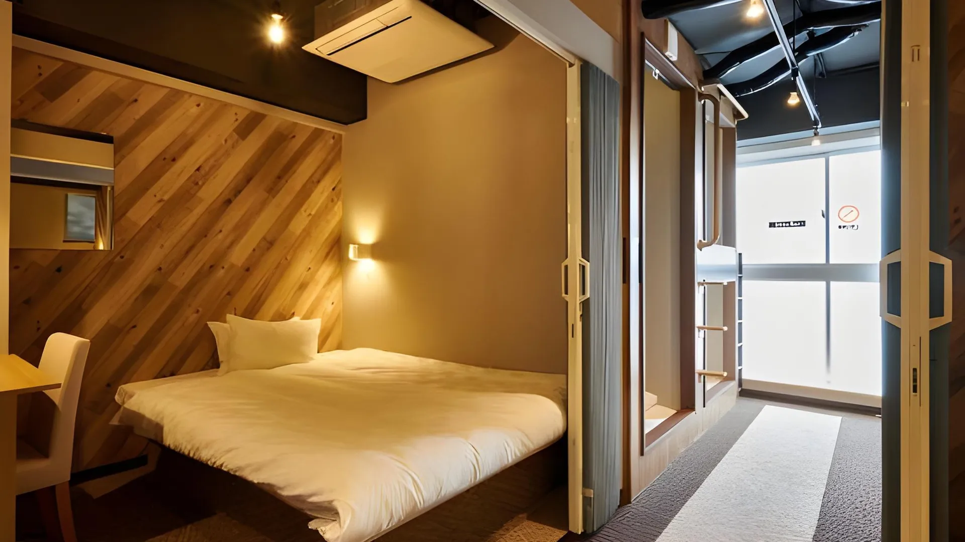 교토 CAPSULE HOTEL CONTINUE NijojoKita 2성급 호텔 스위트룸