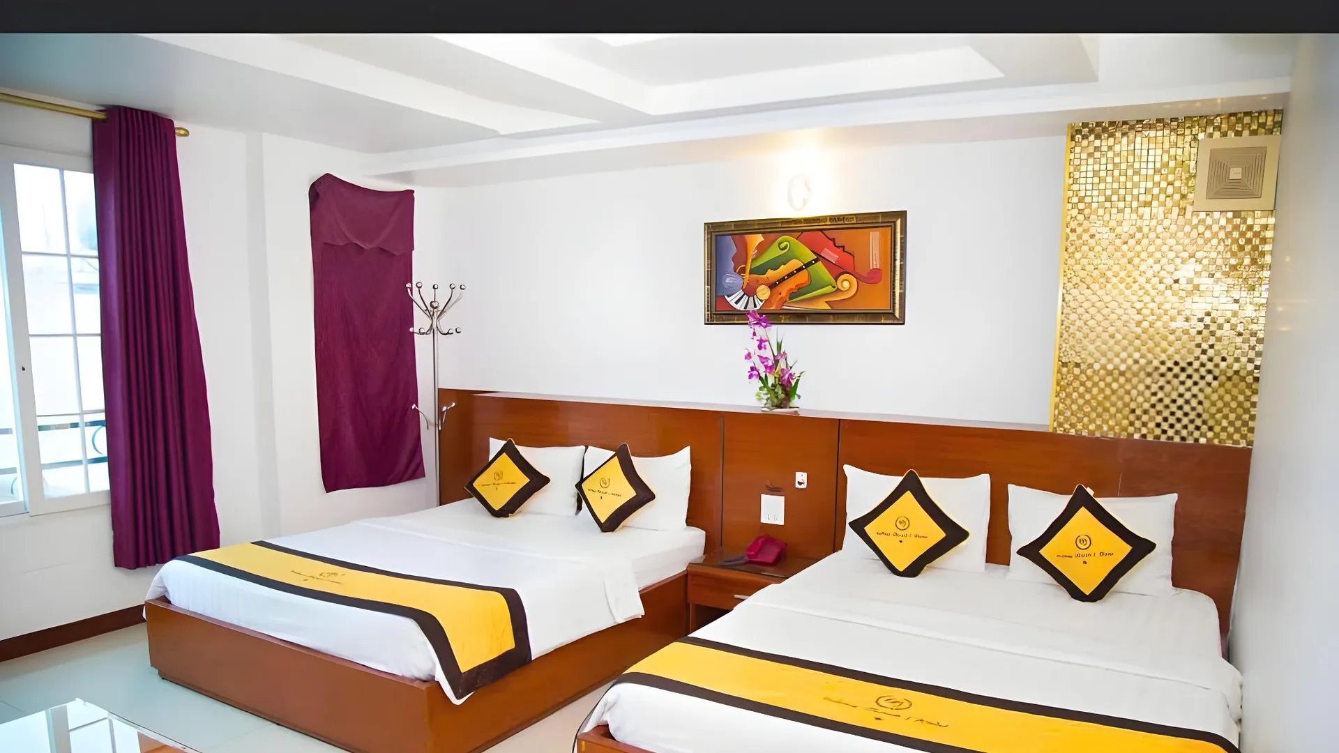 호치민 쿠엉탄 1 호텔 1성급 호텔 객실