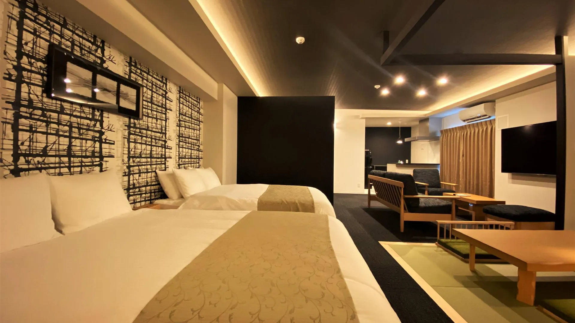 후쿠오카 란도르 레지덴셜 호텔 후쿠오카 아넥스 5성급 호텔 스위트룸