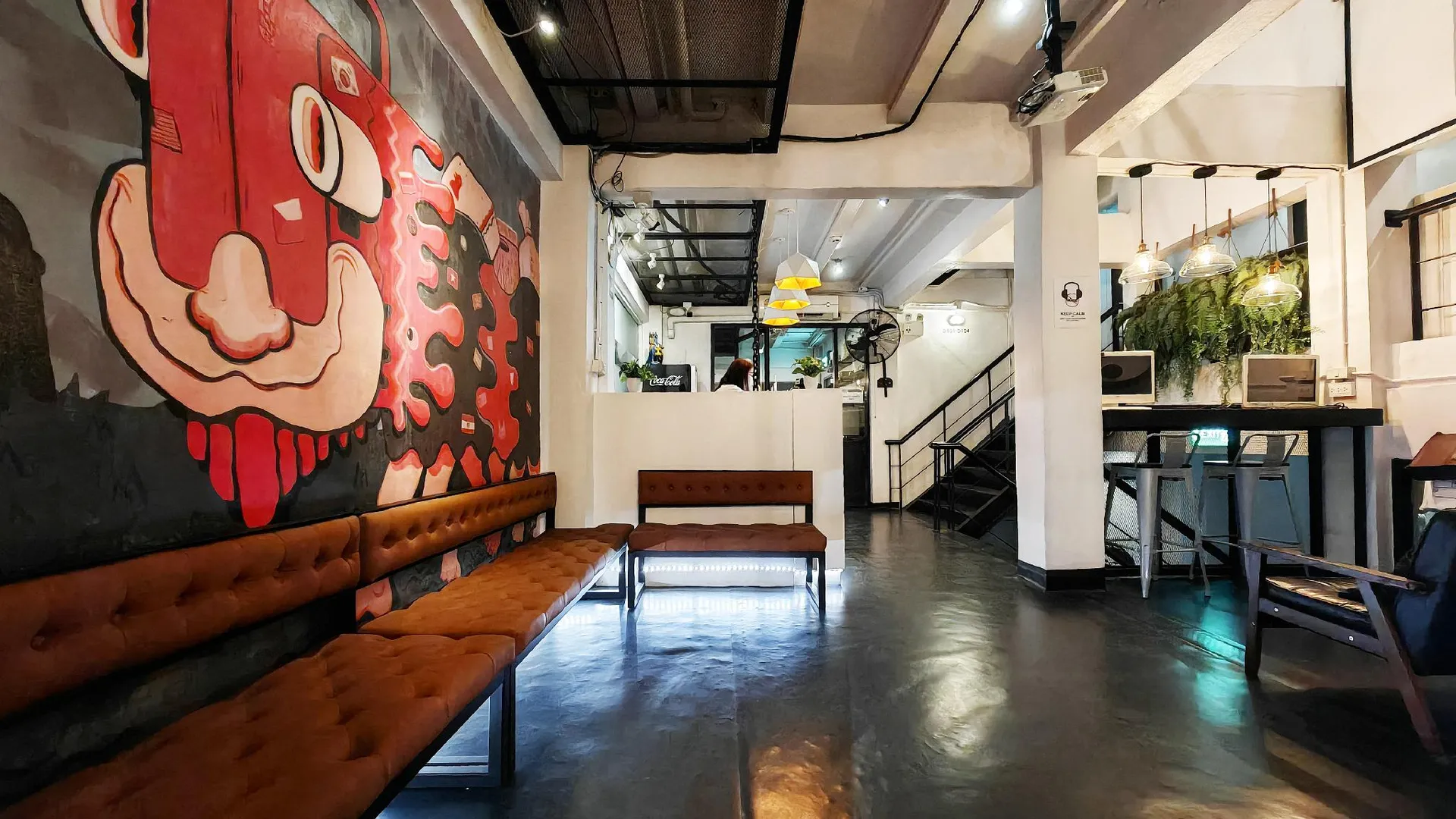 방콕 3 하우 호스텔 앳 수쿰윗 21 2성급 호텔 레스토랑