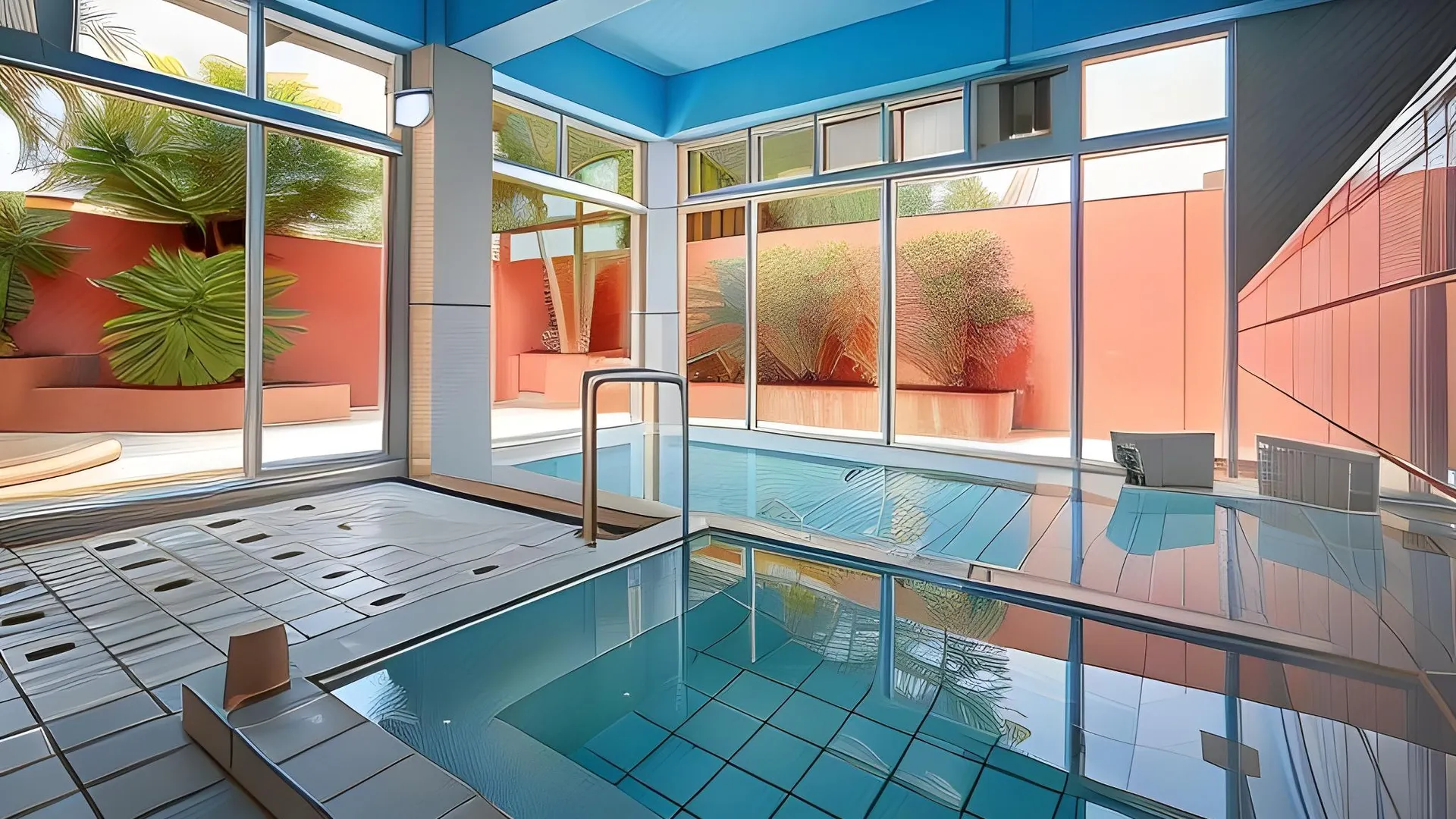 오키나와 본섬 호텔 무라사키무라 3성급 호텔 로비