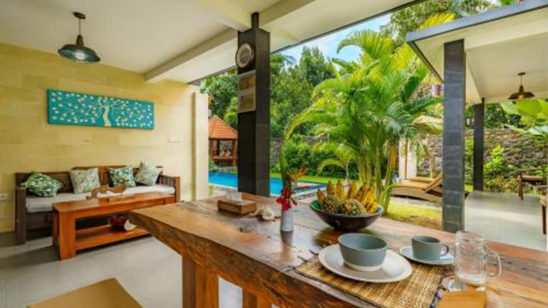 발리 Coco Garden Pool Villas 3성급 호텔 레스토랑