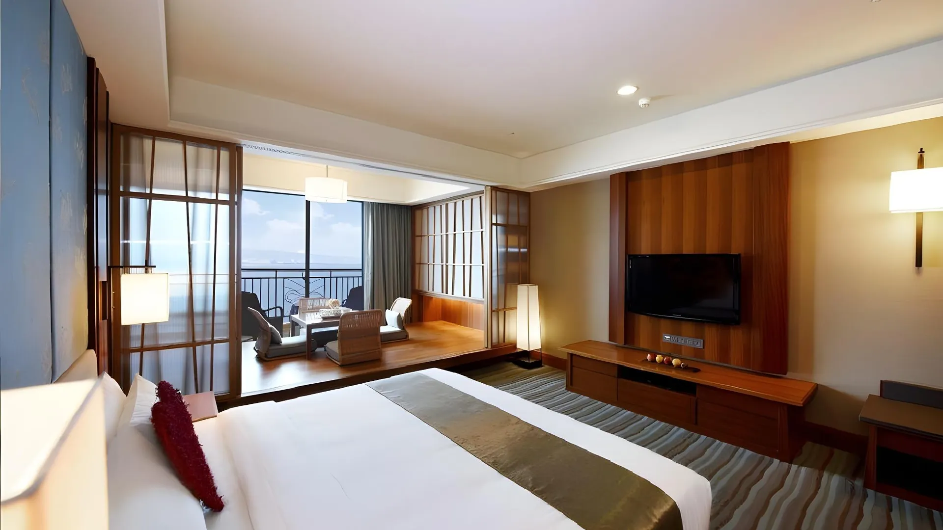 타이베이 풀론 호텔 단수이 피셔맨스 와프 5성급 호텔 스위트룸