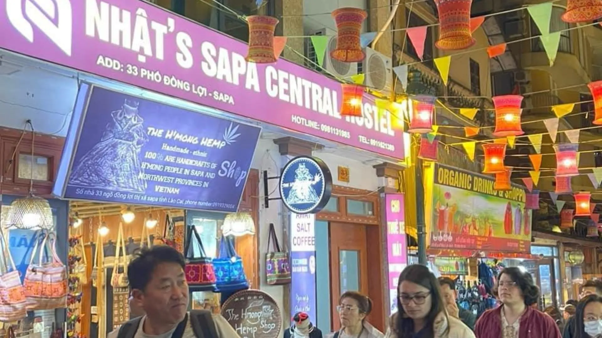 사파 사빠 도심의 프라이빗 하우스 (100m², 침실 3개, 프라이빗 욕실 7개) 4성급 게스트하우스 부대시설