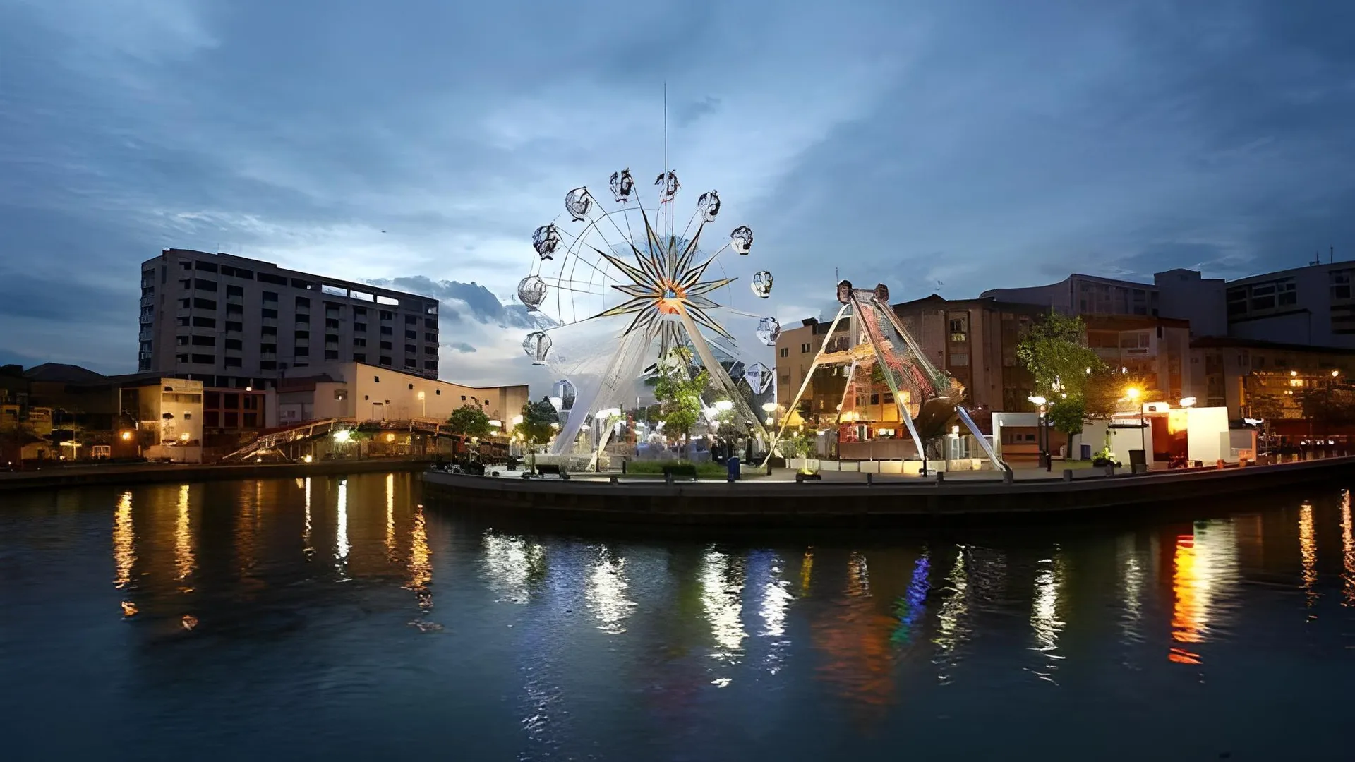 말라카 존커의 프라이빗 하우스 (850m², 침실 3개, 프라이빗 욕실 2개) 3성급 싱글룸 수영장