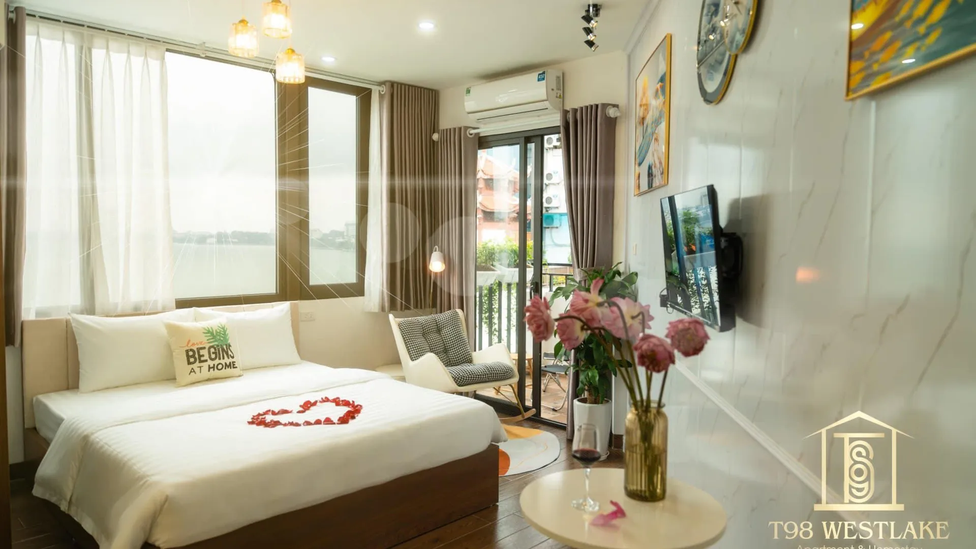 하노이 T98 웨스트레이크 트릭사이 - 타이호 센터 레이크뷰 4성급 호텔 스위트룸