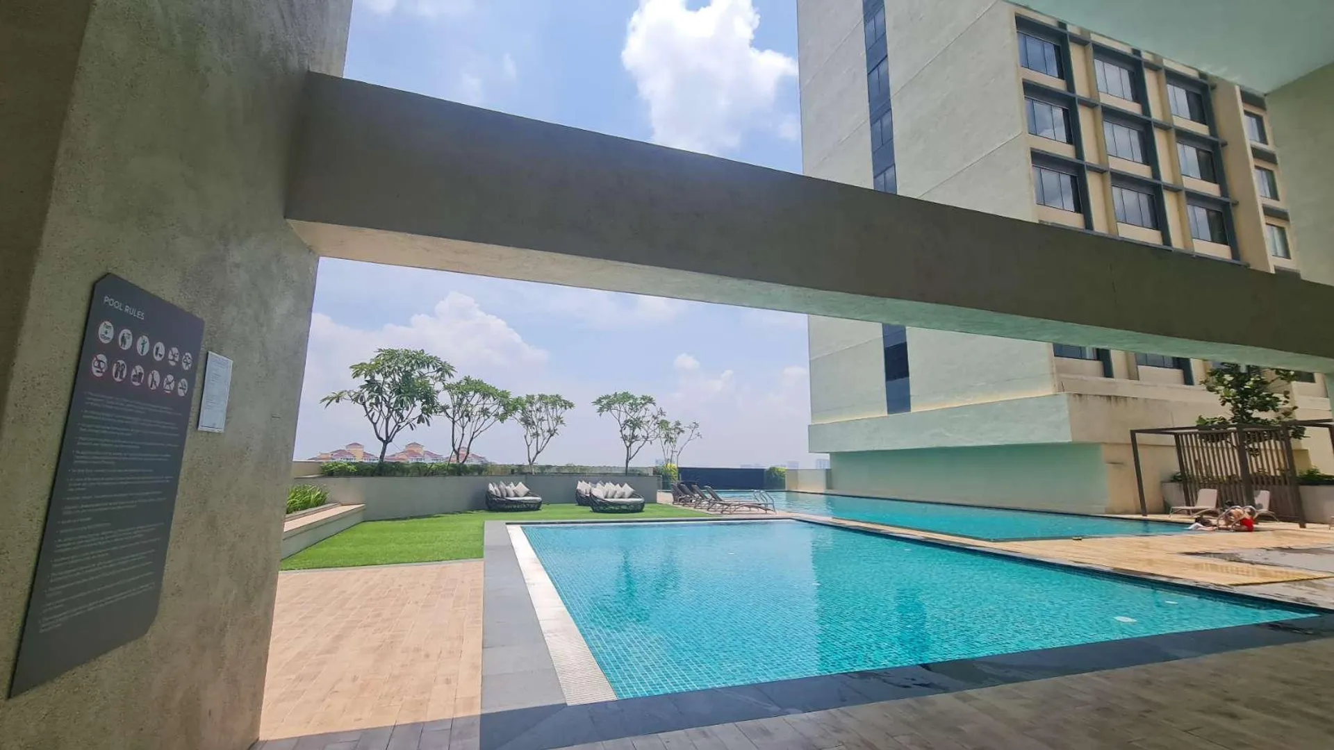 조호바루 / 조호르바루 탐포이의 아파트먼트 (70m², 침실 2개, 프라이빗 욕실 2개) 4성급 싱글룸 로비