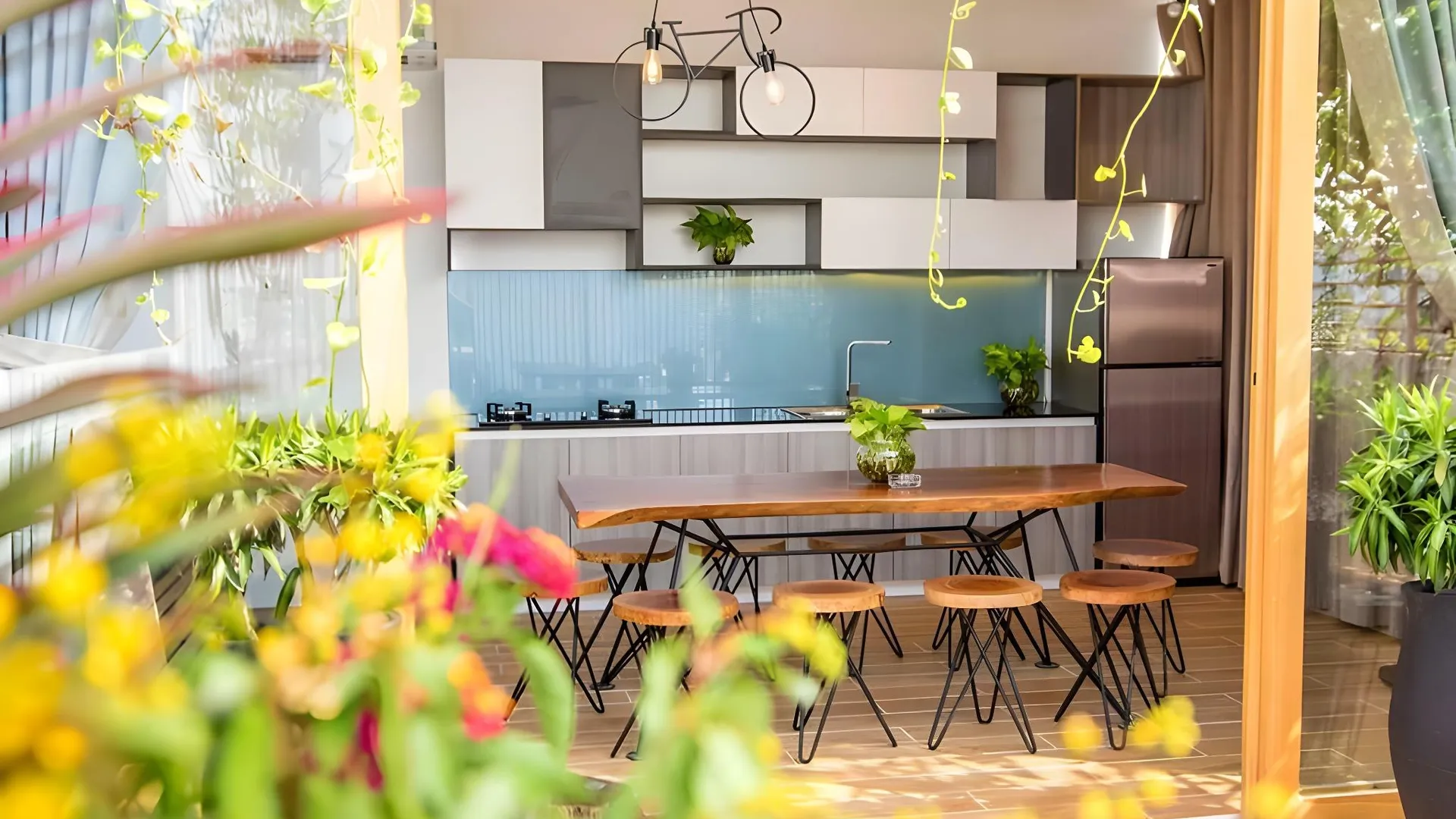 호치민 티엔 쭝 호텔 사이공 1성급 호텔 레스토랑