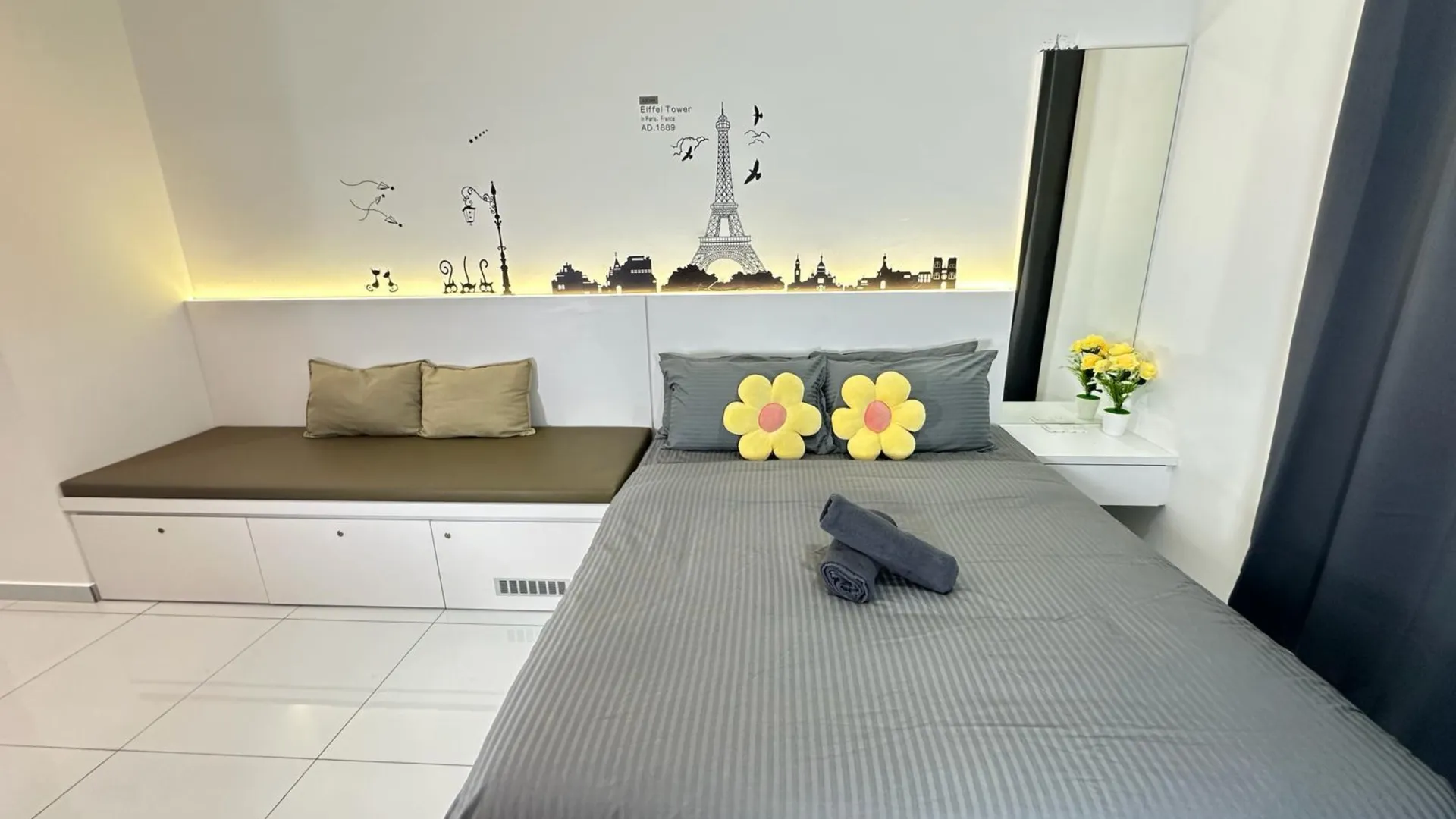 조호바루 / 조호르바루 스쿠다이의 스튜디오 아파트먼트 (624m², 프라이빗 욕실 1개) 4성급 싱글룸 스위트룸