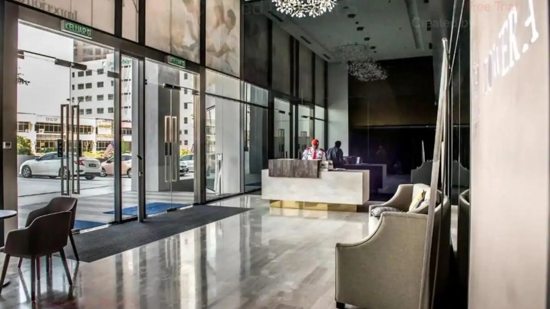 말라카 Premium Studio bathtub@Imperio Melaka S23 3성급 게스트하우스 레스토랑