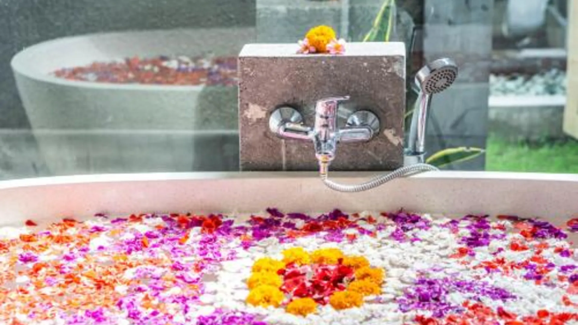 발리 Mawar villa Ubud 3성급 싱글룸 레스토랑