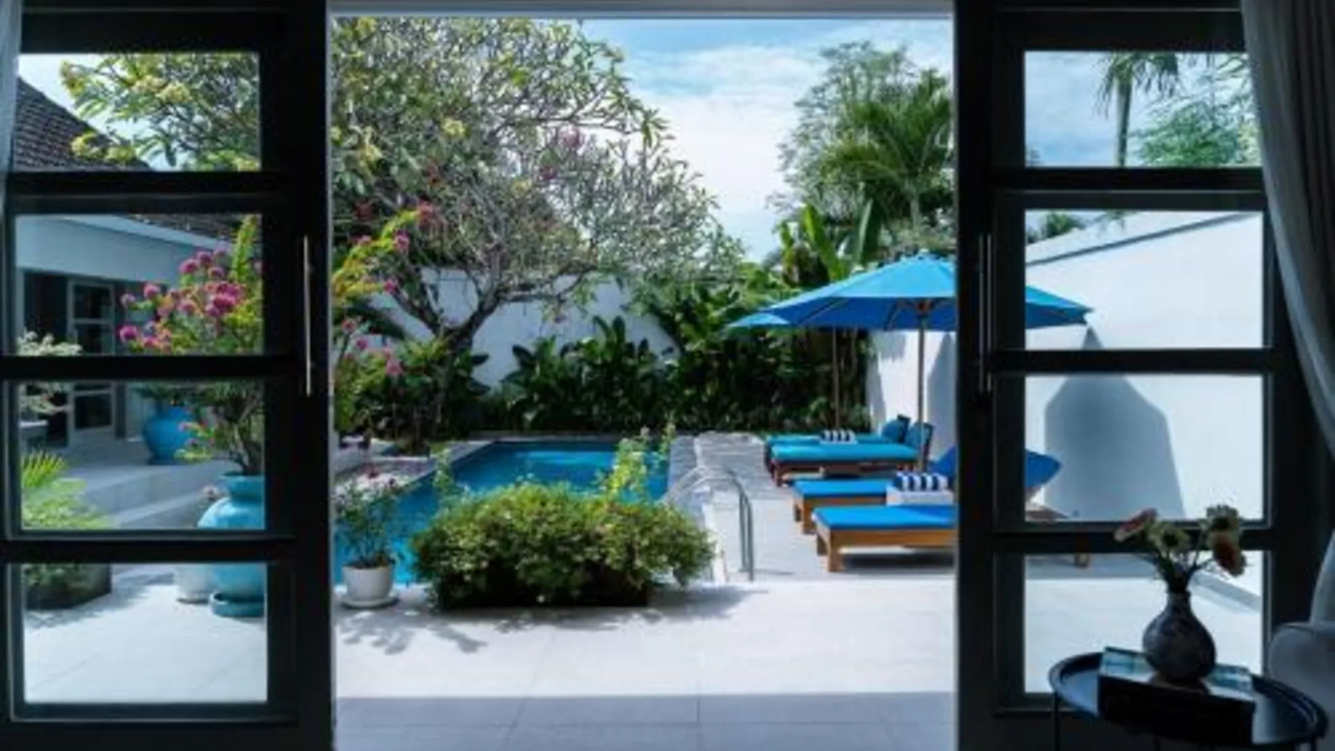 발리 빌라 그리스 사누르 3성급 호텔 수영장