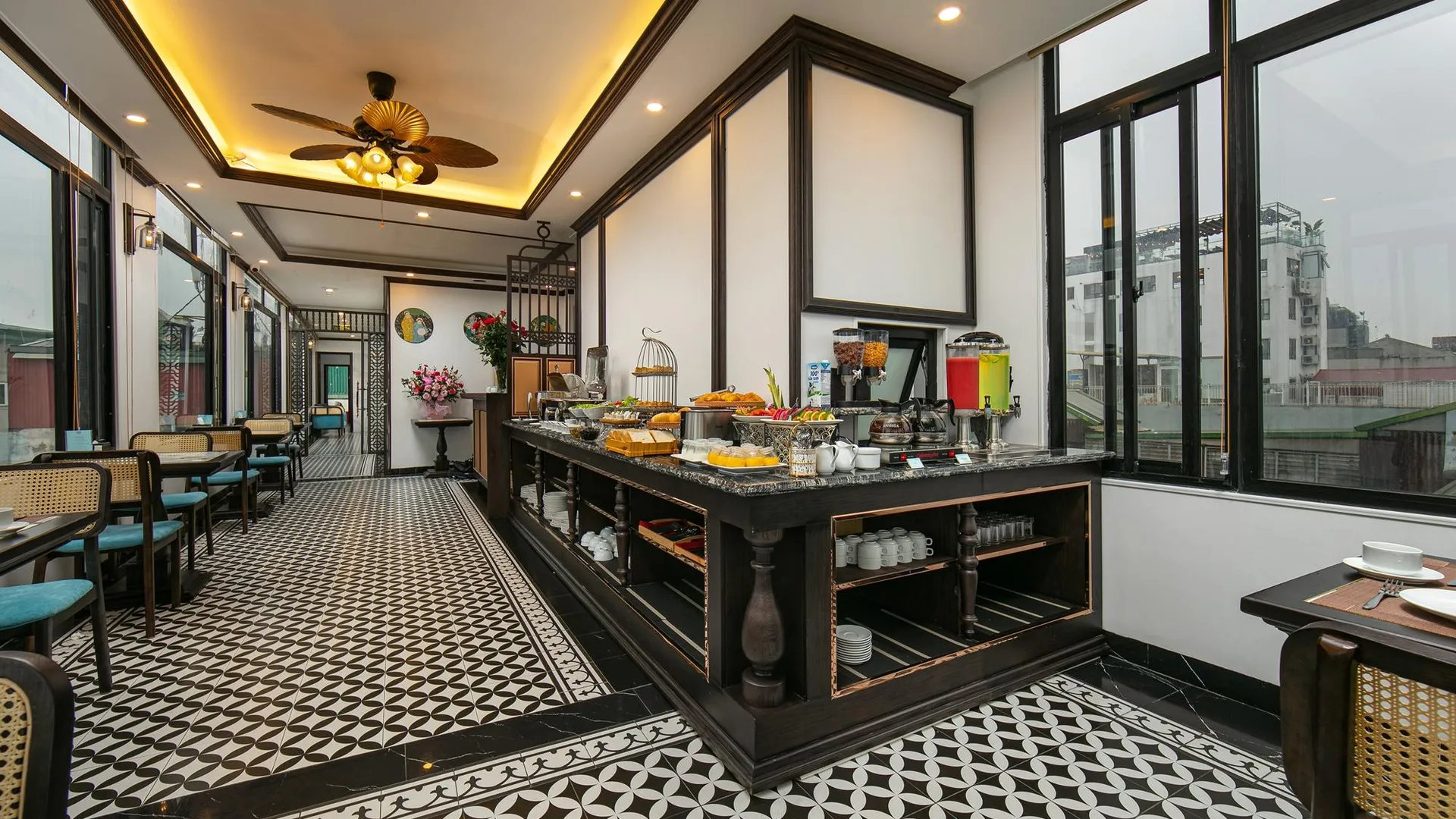 하노이 미디어 센트럴 호텔 앤 스파 4성급 호텔 레스토랑