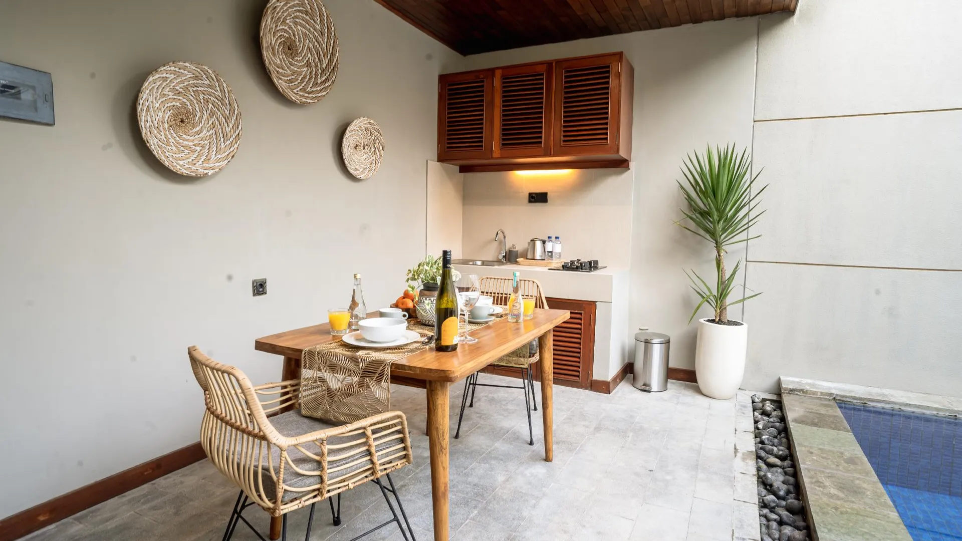 발리 다마리야 빌라 창구 호텔 로비