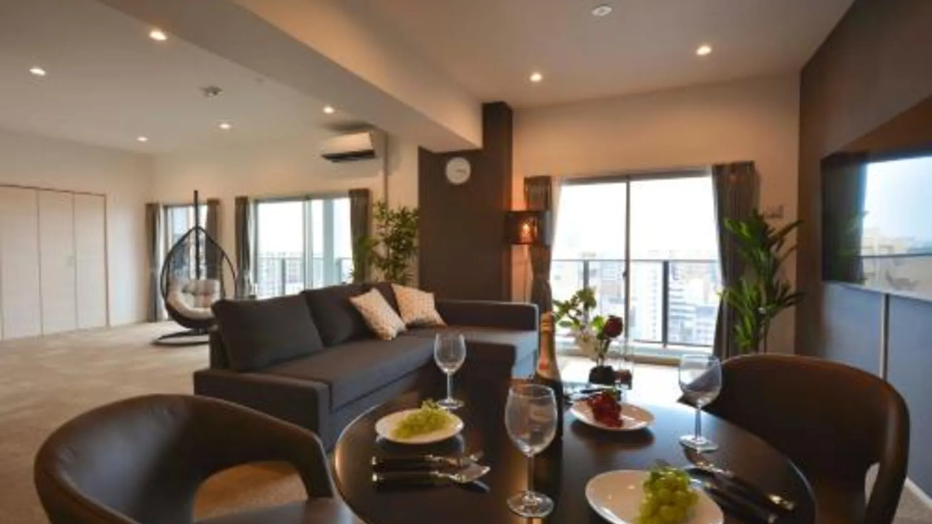 후쿠오카 더 그랜드 레지던스 호텔 텐진 3성급 호텔 스위트룸